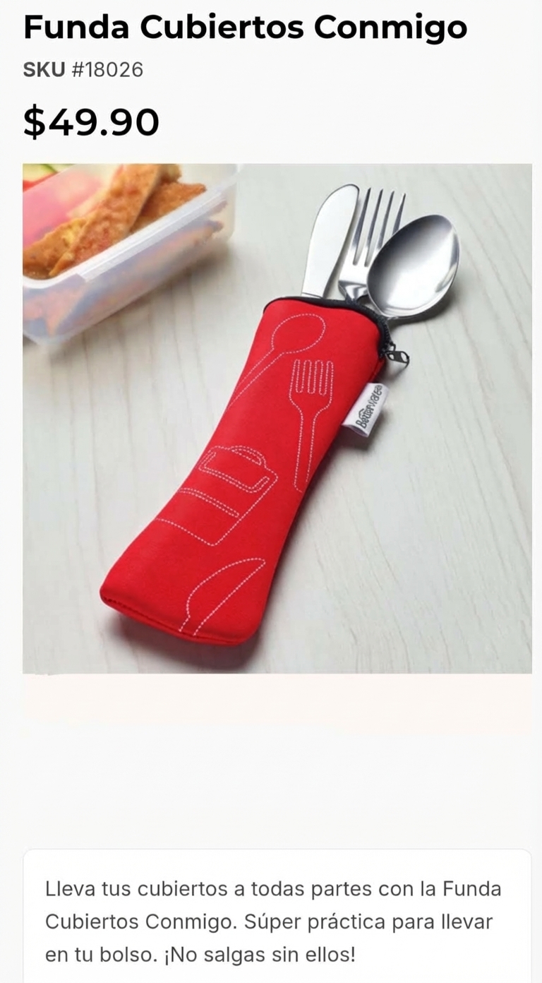 Funda Cubiertos Conmigo